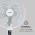 KLARSTEIN SILENT STORM, STOJANOVY VENTILATOR, 16" (41 CM), 5-LISTA VRTULA, 80 M3, 35 W, 10030978