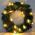 SOLIGHT 1V239 VIANOCNY VENIEC, PRIEMER 40CM, 15LED, 3X AA, IP44, CASOVAC