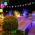 SOLIGHT WO795 LED SMART VONKAJSIA RETAZ S RGB ZIAROVKAMI, BLUETOOTH, 15 ZIAROVIEK, 14M+6M, 10W