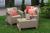 KETER /227630/ SUPRAVA ZAHRADNEHO NABYTKU CORFU WEEKEND CAPPUCCINO + SAND BEIGE