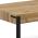 AUTRONIC AHG-250 OAK KONFERENCNY STOLIK 110X60X43, DOSKA MDF DEKOR DIVOKY DUB, KOV CIERNY MAT