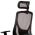 AUTRONIC KA-A186 BK KANCELARSKA STOLICKA, SYNCHRONNY MECH., CIERNA MESH, PLAST. KRIZ