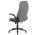 AUTRONIC KA-G301 GREY KANCELARSKA STOLICKY SEDA KOZENKA, CIERNY KOVOVY KRIZ, HOJDACI MECHANIZMUS