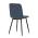 AUTRONIC CT-283 BLUE2 Židle jídelní, modrá látka, nohy černý kov