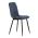 AUTRONIC CT-283 BLUE2 Židle jídelní, modrá látka, nohy černý kov