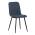 AUTRONIC CT-283 BLUE2 Židle jídelní, modrá látka, nohy černý kov