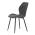 AUTRONIC CT-285 GREY2 Židle jídelní, šedá látka, černé kovové nohy