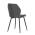 AUTRONIC CT-285 GREY2 Židle jídelní, šedá látka, černé kovové nohy