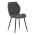 AUTRONIC CT-285 GREY2 Židle jídelní, šedá látka, černé kovové nohy