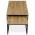 AUTRONIC CT-619 OAK Sada 2 konferenčních stolů, MDF deska s dekorem divoký dub, černý kov.