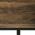 AUTRONIC CT-G1040 OLW Odkládací stůl, MDF deska, dekor staré dřevo, černý kov