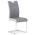 AUTRONIC DCL-410 GREY2 jedálenská stolička, látka sivá s bielymi bokmi, chróm