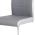 AUTRONIC DCL-410 GREY2 jedálenská stolička, látka sivá s bielymi bokmi, chróm