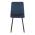AUTRONIC DCL-973 BLUE4 Židle jídelní, modrý samet, kov černý mat