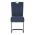 AUTRONIC DCL-E2008 BLUE2 Židle jídelní, taštičkové pružiny v sedáku, modrá látka, černý kov