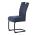 AUTRONIC DCL-E2008 BLUE2 Židle jídelní, taštičkové pružiny v sedáku, modrá látka, černý kov
