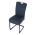 AUTRONIC DCL-E2008 BLUE2 Židle jídelní, taštičkové pružiny v sedáku, modrá látka, černý kov