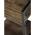 AUTRONIC GD-213 OLW Regál, 3 police, dekor staré dřevo, MDF, černý lak