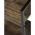 AUTRONIC GD-225 OLW Regál, 5 polic, dekor staré dřevo, MDF, černý lak