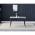 AUTRONIC HT-403M GREY Stůl jídelní 130x70x76 cm, deska slinutý kámen v imitaci matného mramoru, čern