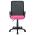 AUTRONIC KA-B047 PINK kancelárska stolička, látka MESH rúžová / čierna, plyn.piest