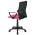 AUTRONIC KA-B047 PINK kancelárska stolička, látka MESH rúžová / čierna, plyn.piest