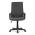 AUTRONIC KA-L607 GREY2 Kancelářská židle, černý plast, šedá látka, kolečka pro tvrdé podlahy