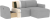 ELTAP UME, ROYAL 03, VELVETMAT 4, GRAY, LEFT, 63397
