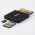 HAMA 124022 MULTI CITACKA KARIET USB 3.0, SD/MICROSD/CF, CIERNA