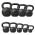 HMS LITINOVY KETTLEBELL KZG20 20 KG, CERNY
