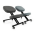 KONDELA KILIAN ERGONOMICKA KLAKACKA, SVETLOSIVA/CIERNA