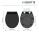 Schütte SLIM BLACK| Duroplast, Soft Close