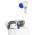 HAMA 184179 BLUETOOTH SLUCHADLA PASSION CLEAR II, STUPLE, ANC, APLIKACIA, BIELE