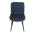 AUTRONIC HC-462 BLUE2 Židle jídelní, modrá látka, černé kovové nohy
