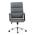 AUTRONIC KA-D8204 GREY2 Židle kancelářská, šedá látka, kříž kov chromový, houpací mechanismus, čalou