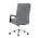 AUTRONIC KA-D8204 GREY2 Židle kancelářská, šedá látka, kříž kov chromový, houpací mechanismus, čalou