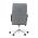 AUTRONIC KA-D8204 GREY2 Židle kancelářská, šedá látka, kříž kov chromový, houpací mechanismus, čalou