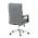 AUTRONIC KA-D8204 GREY2 Židle kancelářská, šedá látka, kříž kov chromový, houpací mechanismus, čalou