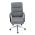 AUTRONIC KA-D8204 GREY2 Židle kancelářská, šedá látka, kříž kov chromový, houpací mechanismus, čalou