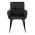 AUTRONIC DCH-P3146 GREY2 Židle jídelní, tmavě šedá látka, černý kov
