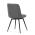 AUTRONIC DCL-V2052 GREY2 Židle jídelní, šedá látka, 360° otočný mechanismus, černý matný lak, kovové