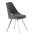 AUTRONIC DCL-W1174 GREY2 Židle jídelní, šedá látka, kovové nohy, broušená nerez.