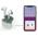 HAMA 184077 BLUETOOTH SLUCHADLA FREEDOM LIGHT, KOSTKY, NABIJACIE PUZDRO, ZELENE