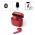HAMA 184075 BLUETOOTH SLUCHADLA FREEDOM LIGHT, KOSTKY, NABIJACIE PUZDRO, CERVENE