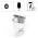 HAMA 184068 BLUETOOTH SLUCHADLA FREEDOM LIGHT, KOSTKY, NABIJACIE PUZDRO, BIELE
