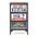 AUTRONIC AUK-W2001 BK Komoda se 3 zásuvkami, 45x30x77