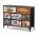 AUTRONIC AUK-W2104 BK Komoda s 8 zásuvkami, 103x30x77