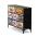 AUTRONIC AUK-W2104 BK Komoda s 8 zásuvkami, 103x30x77