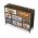 AUTRONIC AUK-W2104 BK Komoda s 8 zásuvkami, 103x30x77