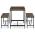 AUTRONIC AUT-G1175 OLW Jídelní set 1+2, rozměr stolu 110x60x75, rozměr lavice 98x30x47, MDF, barva s